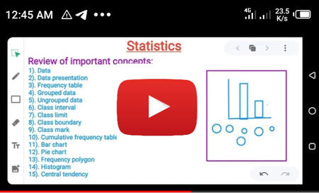 Statistics lesson